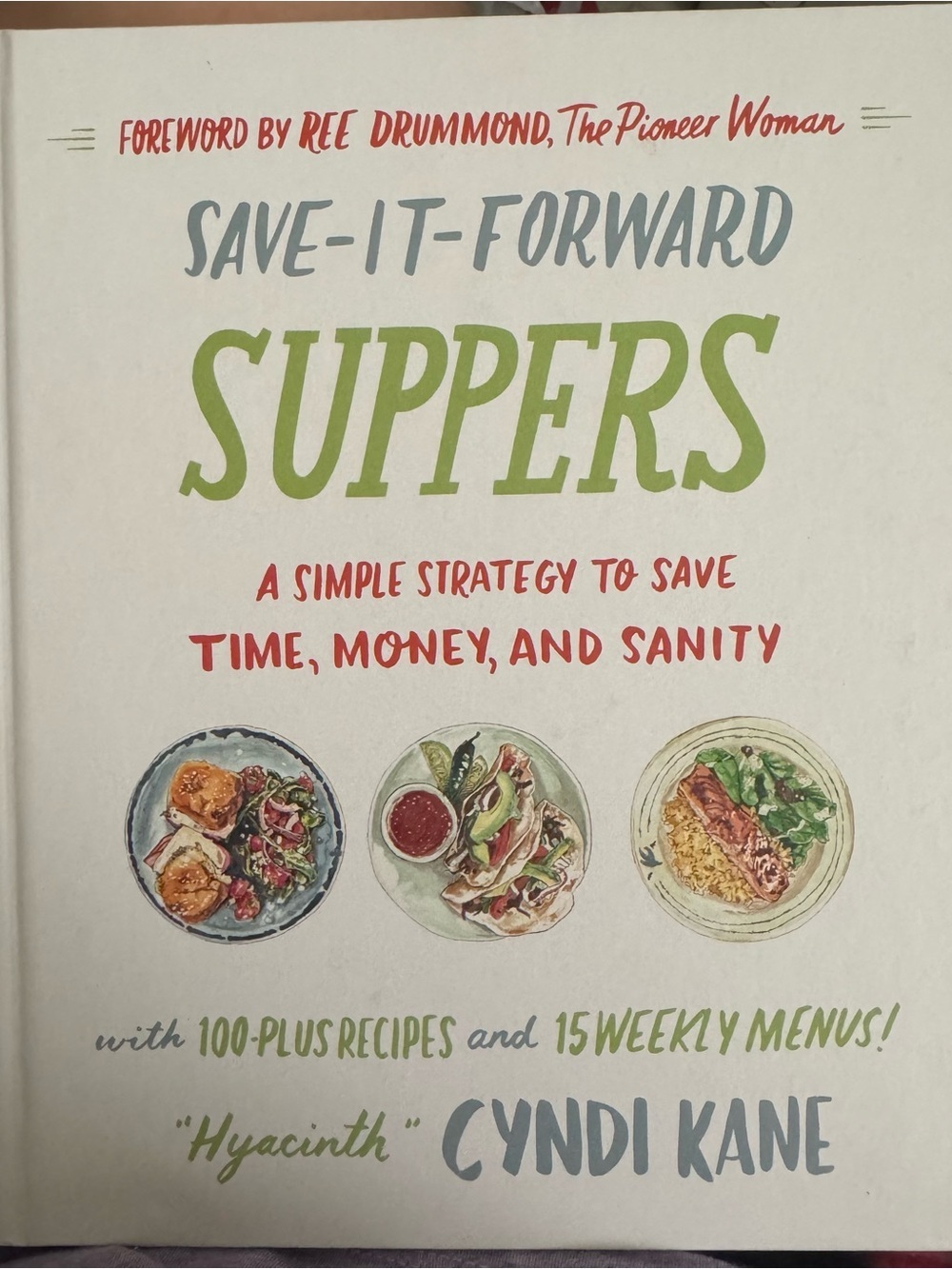 Save-It-Forward Suppers Cookbook by - Green Cover